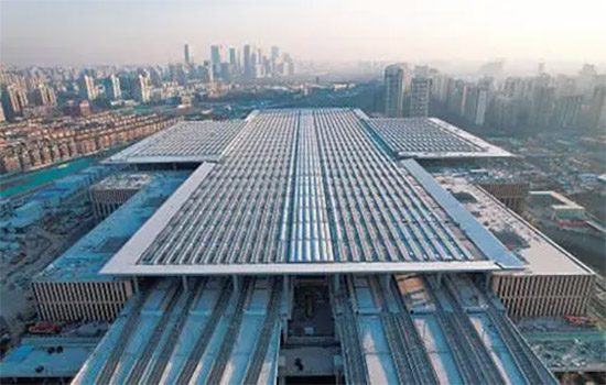 河南华体会钢厂参与亚洲最大火车站改建工程